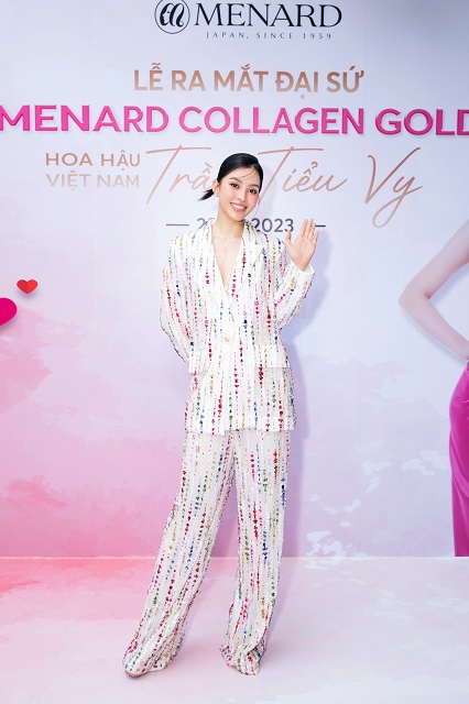 Hoa hậu Tiểu Vy trở thành Đại sứ của sản phẩm cao cấp Menard Collagen Gold  - Giải Trí News
